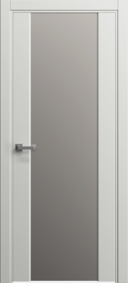 Межкомнатная дверь ORIGINAL 01 Монохромный кортекс, (58) Белый улун, 600/700/800*2000 мм.